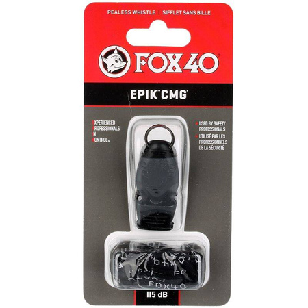 Gwizdek sędziowski FOX 40 EPIK CMG 8803-0008 – profesjonalny gwizdek bezkulkowy, 115 dB