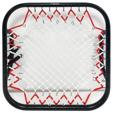 Rebounder bramkarski META 1500242230 60x60cm dodatek treningowy do odbijania piłki umożliwiający piłkarzowi trening różnych umiejętności