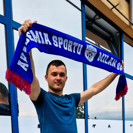 Szalik dziany dwustronny