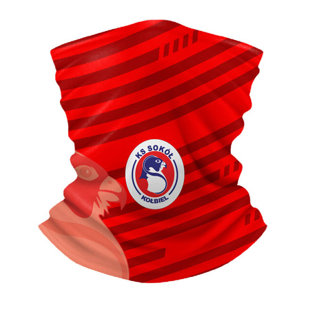 Komin treningowy SOKÓŁ KOŁBIEL – elastyczny materiał, sublimacja logo, uniwersalny