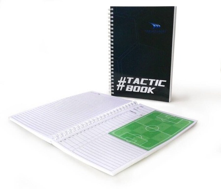 Tacticbook zeszyt notes trenera A5 YAKIMA profesjonalny tacticbook do planowania boiskowego