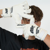 Rękawice 4Keepers Champ Black VI RF2G Junior z płynem do czyszczenia - technologia Super Soft Grip, krój Roll Finger 2nd Gen, elegancka biel