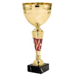 Puchar sportowy złoty BI BIE.SERIE34 H28 z marmurową podstawą i personalizacją