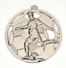 Medal piłkarski - BI ME.060 - srebrny – wyjątkowa nagroda z ażurowym motywem