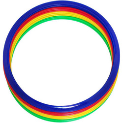 Koła koordynacyjne META 1501804108 45 cm – zestaw 12 sztuk do rozwijania koordynacji, zwinności i techniki piłkarskiej