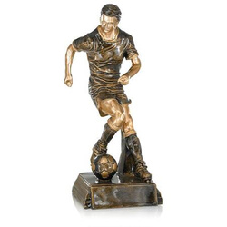 Statuetka piłkarska PC 20302 H40 trofeum dla najlepszego zawodnika 40 cm