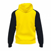 Bluza piłkarska Joma Academy 101967.901 żółto czarna bluza sportowa rozpinana z kapturem