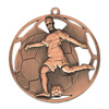 Medal piłkarski - BI ME.060 - brązowy – wyjątkowa nagroda z ażurowym motywem