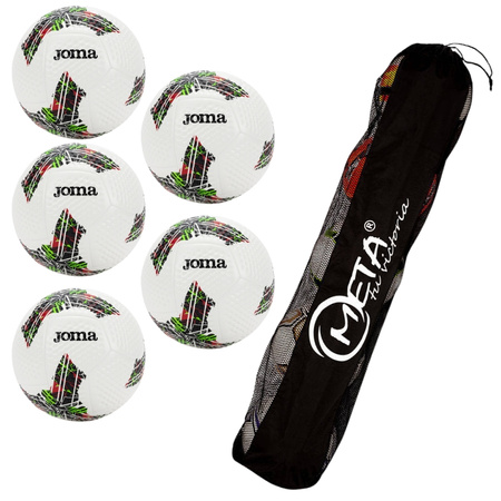 5x piłka Joma Gioco III 401724.204 + podłużny worek gratis – precyzja i wydajność