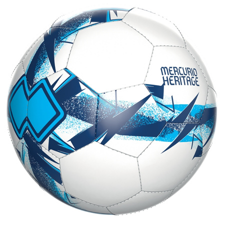 Piłka ERREA MERCURIO HERITAGE HA0G0Z33790 5 - piłka treningowa w biało-niebieskich barwach