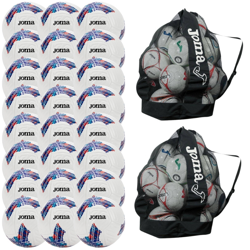 Zestaw 24 piłek Joma Uranus III 401728.207 + 2 worki gratis