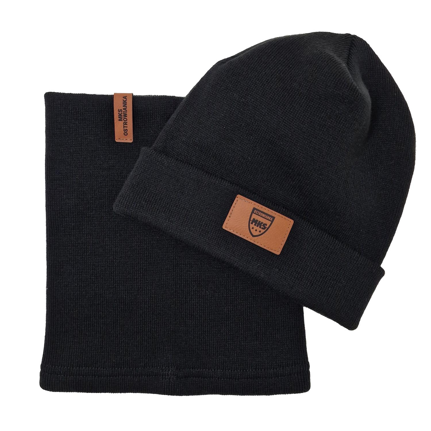 Zestaw zimowy czapka i komin OSTROWIANKA – komplet