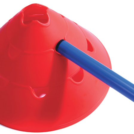 Pachołki treningowe META Chińczyk Jumbo 2002001020 – 20 sztuk, wielofunkcyjne przeszkody do ćwiczeń manewrowych