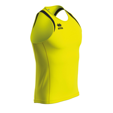 Damska koszulka do biegania Erreà Starter GM1M0S04920 żółta fluo – maksymalna widoczność i komfort