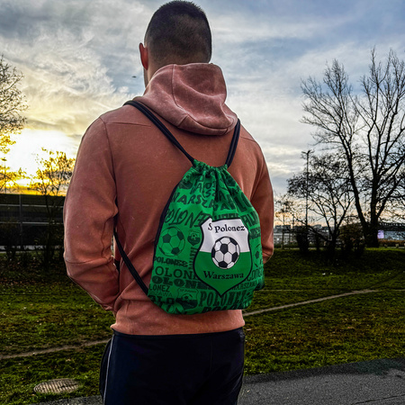 Worek na plecy POLONEZ WARSZAWA - sublimowany motyw klubu