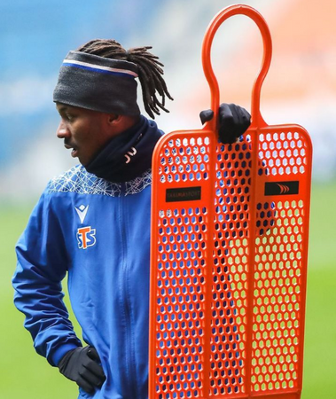 Mur piłkarski Yakima PRO 180 cm – nylonowy mur treningowy do stałych fragmentów gry, pomarańczowy