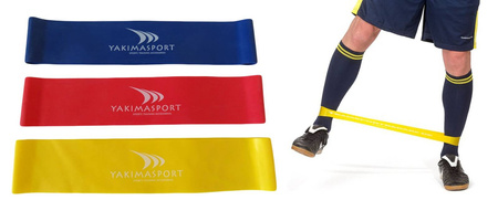 Guma fitness – zestaw 3 gum do ćwiczeń oporowych, treningu siłowego i rehabilitacji