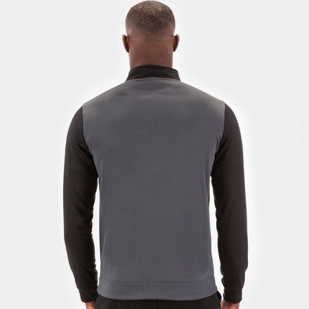 Bluza piłkarska Joma Winner 100947.151 szaro czarna bluza sportowa rozpinana