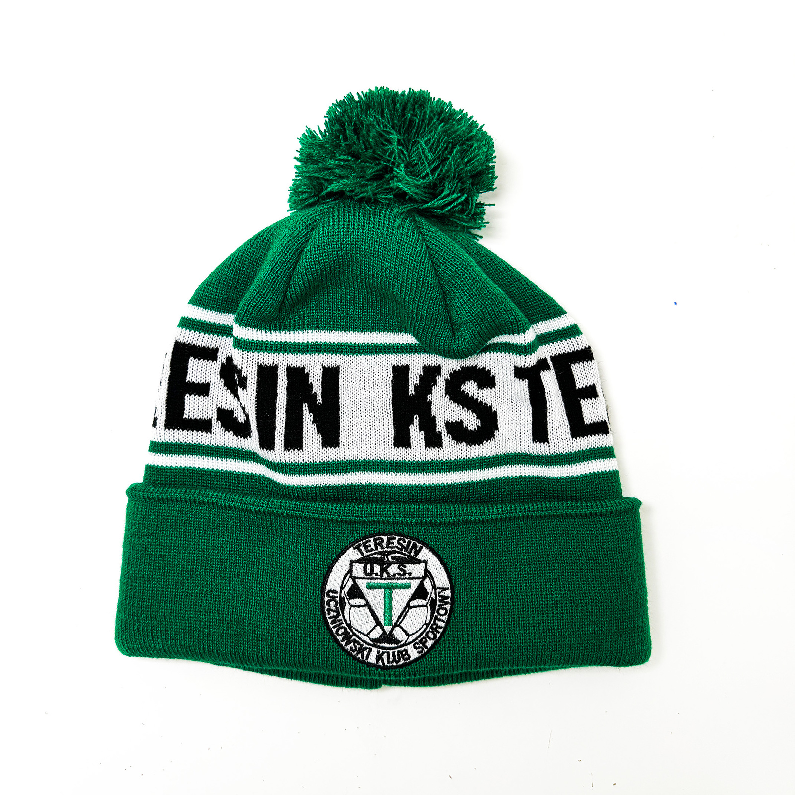 Czapka zimowa KS Teresin z pomponem