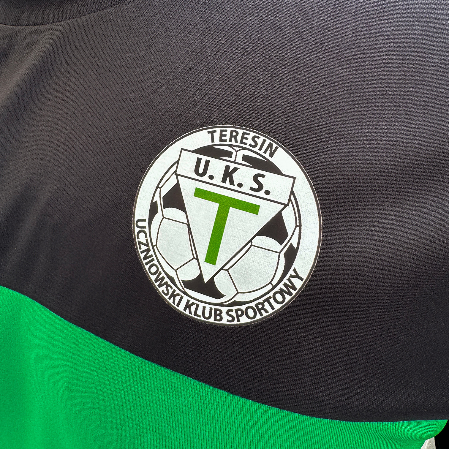Koszulka meczowa KS TERESIN zielona – herb