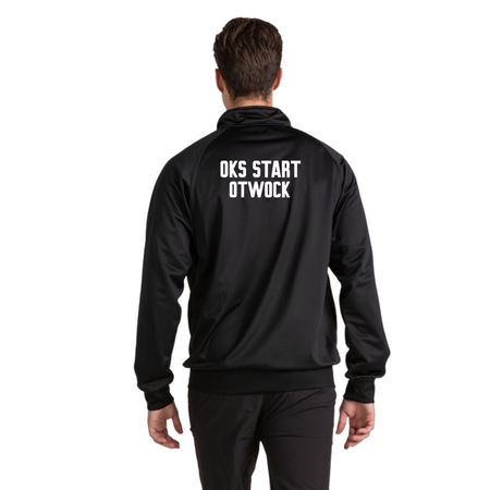 Bluza treningowa OKS Start Otwock – z suwakiem, ściągaczem, herbem żakardowym i nadrukiem nazwy klubu, personalizowana dla kibiców