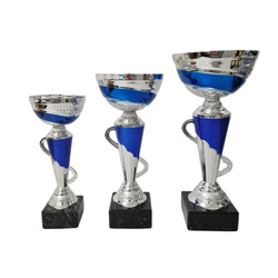 Zestaw pucharów BI BIE.SERIE87 H26 H23 H20 – srebrny zestaw nagórd