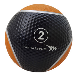 Piłka lekarska 2 kg – gumowa piłka treningowa do ćwiczeń siłowych, obwodowych i rehabilitacyjnych