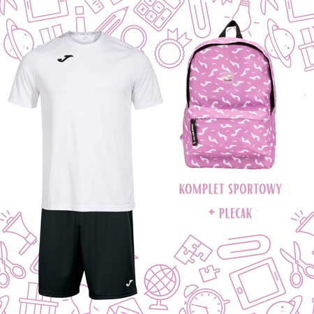 Zestaw szkolny JOMA - strój na WF do szkoły z plecakiem Metaverse 401482AA528A dla aktywnych