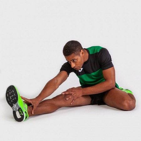 Koszulka piłkarska Joma Winner 100946.401 zielono czarna t-shirt sportowy