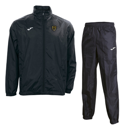 Komplet ortalionowy MAKOWSKA AKADEMIA SPORTU – kurtka i spodnie z żakardowym herbem, personalizowany