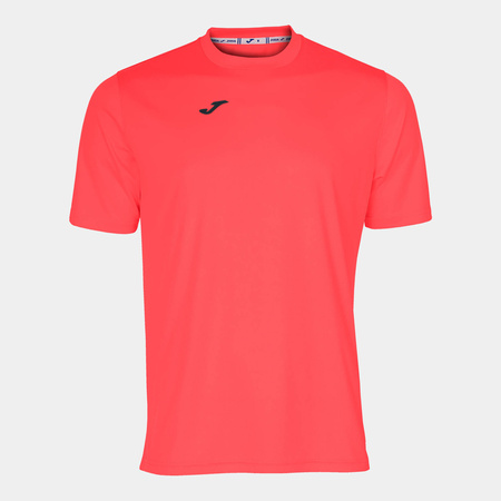 Koszulka piłkarska Joma Combi 100052.040 fluorescencyjny koralowy t-shirt sportowy