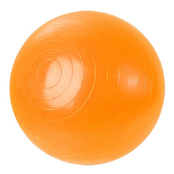 Piłka gimnastyczna 45 cm – pomarańczowa piłka treningowa do ćwiczeń domowych i rehabilitacji