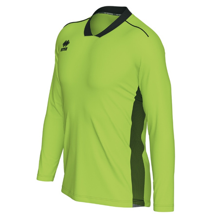 Koszulka bramkarska Errea Jerzy GM2F0L59120 i GM2F1L59120 zielona fluorescencyjna – siła, komfort, ochrona