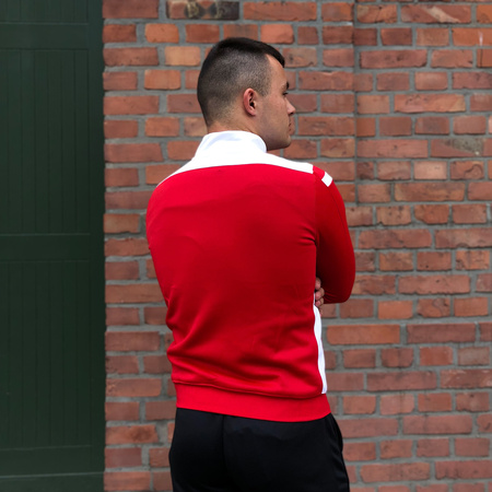 Bluza piłkarska Joma Champion VI 101952.602 czerwono biała bluza sportowa rozpinana