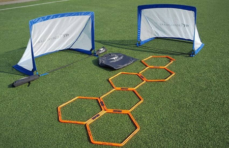 Bramka POP-UP kwadratowa YAKIMA 1,2x0,8 m 2 sztuki + torba – przenośne, składane bramki treningowe