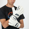 Rękawice 4Keepers Champ Black VI RF2G Junior z płynem do czyszczenia - technologia Super Soft Grip, krój Roll Finger 2nd Gen, elegancka biel