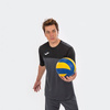 Koszulka piłkarska Joma Winner 100946.151 szaro czarny t-shirt sportowy
