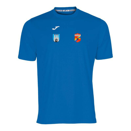 Koszulka treningowa MAZOWSZE GRÓJEC – z herbem DTF klubu i miasta Grójec, personalizowana, w barwach niebieskich