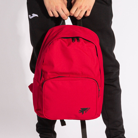 Plecak Joma Beta 401051.600 - czerwony, pojemny, sportowy, z kieszenią przednią, wytrzymały