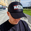 Czapka z daszkiem MAZUR KARCZEW – nadruk DTF, barwy klubowe