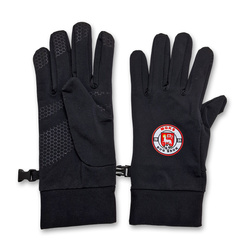 Rękawiczki piłkarskie SA z herbem klubu