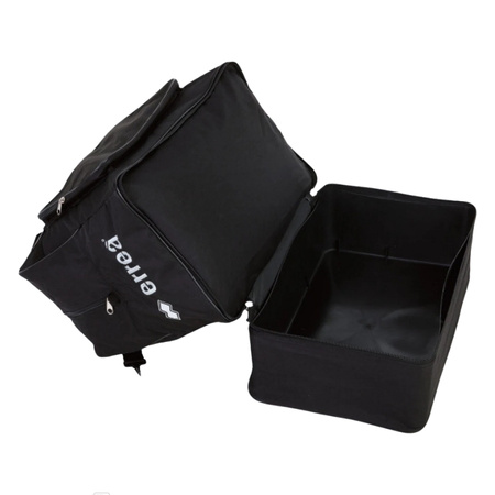 Torba POLONEZ WARSZAWA czarna z herbem 3D, podwójnym dnem i z wkładką usztywniającą