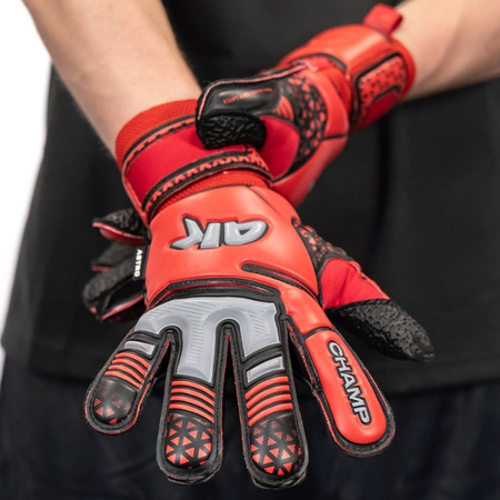 Rękawice 4Keepers Champ Astro VII HB z płynem do czyszczenia - pewny chwyt na sztucznej nawierzchni