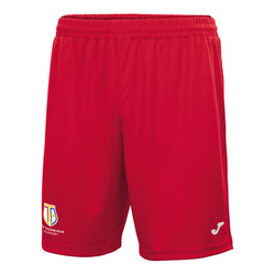 Spodenki bramkarskie treningowo-meczowe Top Technique Academy czerwone – spodenki dla bramkarza z herbem klubu