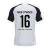 Koszulka meczowa MKS OTWOCK Joma Academy IV biała – z herbem sublimowanym, numerem na plecach i reklamami, personalizowana