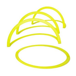 Pierścienie koordynacyjne META 1106912660 – zestaw 6 składanych pierścieni do treningu w piłce nożnej i innych sportach