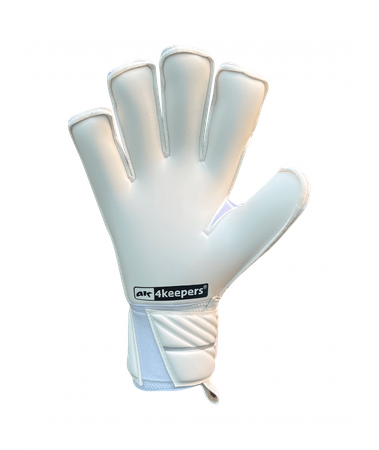 Rękawice 4Keepers Guard Pro MNC Junior z płynem do czyszczenia - pianka Giga Grip, krój Mixed Cut, usztywnienia palców