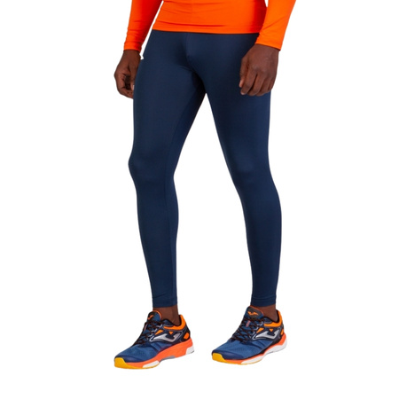 Spodnie termoaktywne Joma Academy 101016.331 granatowe długie legginsy z rozciągliwej tkaniny