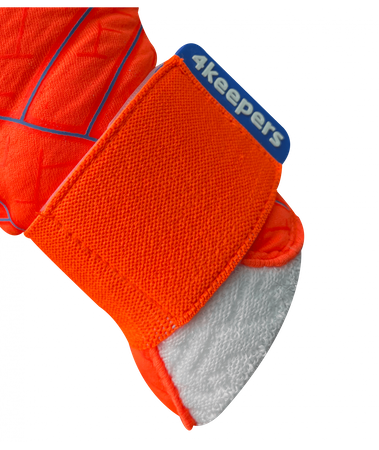 Rękawice 4Keepers Soft Amber NC z płynem do czyszczenia - technologia Super Soft Grip, krój Negative Cut, silikonowy druk 3D