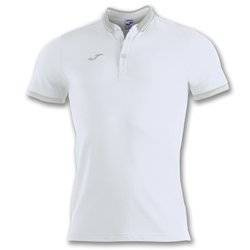 Koszulka polo Joma Bali II 100748.200 biała - elegancki styl piłkarski